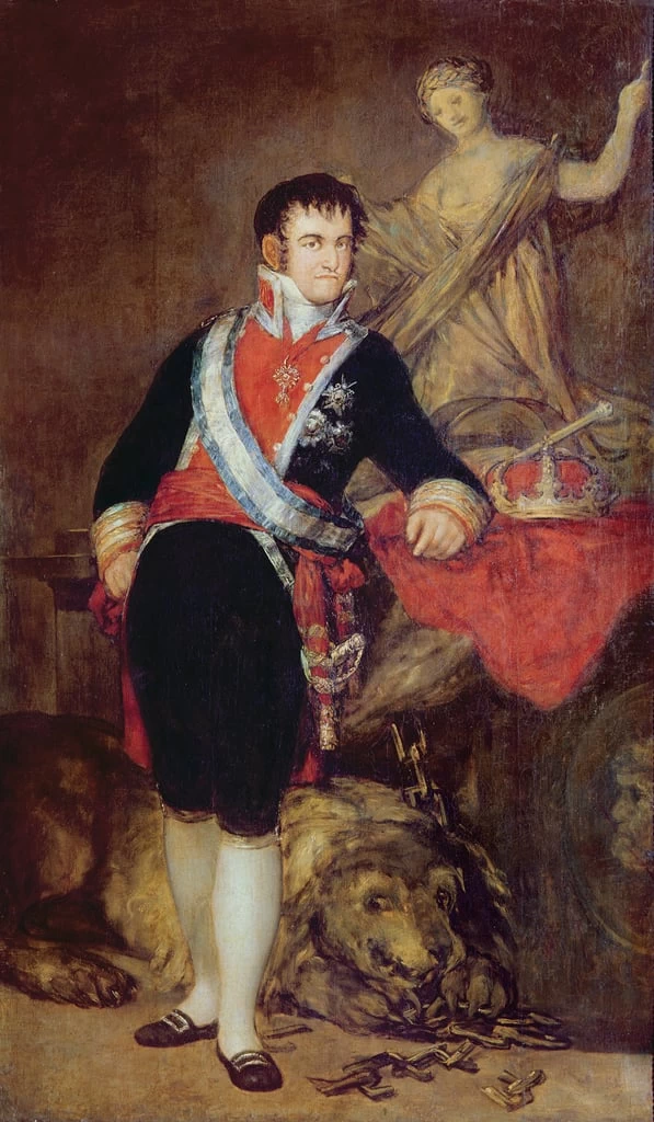 Francisco de Goya y Lucientes - Ritratto di Ferdinando VII di Borbone, Museo de Bellas Artes, Santander